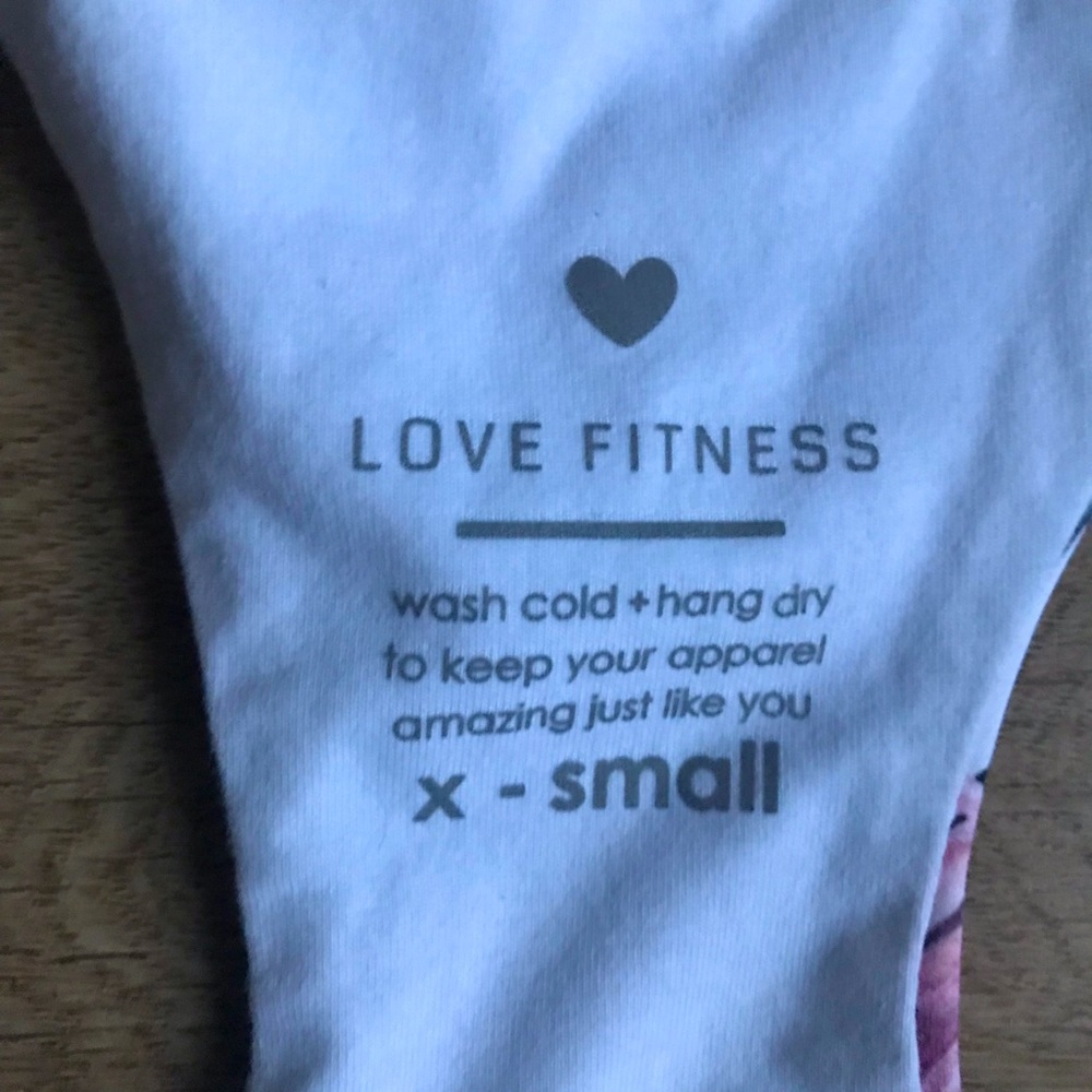 NWOT! Love Fitness Apparel Sports Bra sz XS - Picture 3 of 4